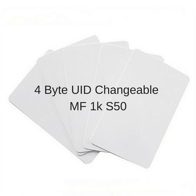MF1k S50 MF4K S70 0 Block Writable 7 Byte UID Changeable Rewritable RFID Card Chinese Magic Card