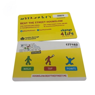 Contactless 13.56Mhz RFID Smart Card With RFID  EV1 2K Chip For E Payment Access Control