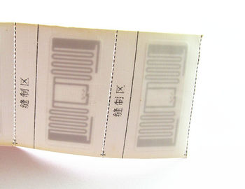 RFID Labe UHF Woven Tag ISO18000-6C Blank Paper Label for Apparel management, apparel anti-counter