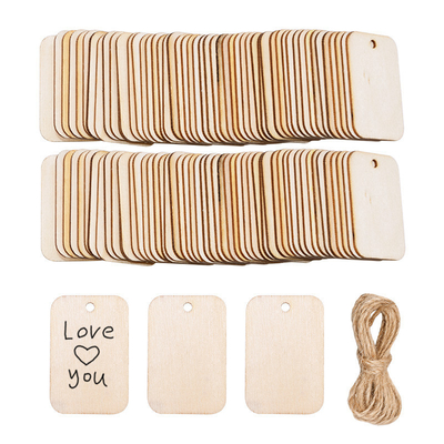 Waterproof and Reusable Smart Wood Tags Offset Printing with Data Storage