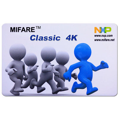MIFARE ®Classic 4K Smart Card With RFID Contactless Chip Card For Access Control Or Membership