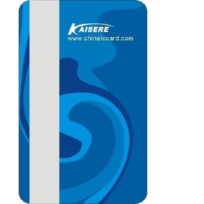 RFID IC Passive PVC Loyalty Plastic Smart Card With Magnetic Stripe For People Management