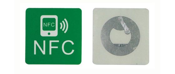 Plastic RFID 13.56mhz Patrol NFC Tag Sticker Round Waterproof