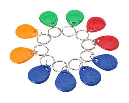 Rewritable Waterproof RFID Key Fob 125khz ABS T5577 With Customized Logo
