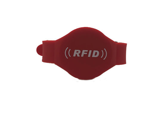 M5 Rfid Silicone Wristband For Distribution Logistics , Product Authentication