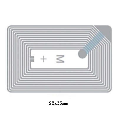 13.56MHZ HF Dry RFID Inlay / Wet Inlay PET With  SLI Chip