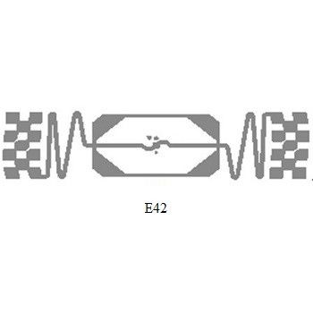 E42 RFID UHF Inlay With Impinji Monza 4 Chip , Hf Rfid Inlay
