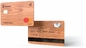 NFC Wood Hotel Key Cards With Eco Friendly Bamboo Green smart card