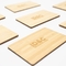 Bamboo Wood Business Smart Key Card 125KHZ / 13.56MHZ For Hotel Access Control