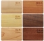 Bamboo Wood Business Smart Key Card 125KHZ / 13.56MHZ For Hotel Access Control