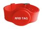Soft PVC Silicone RFID Wristband With Monza 5 Chip ISO14443A
